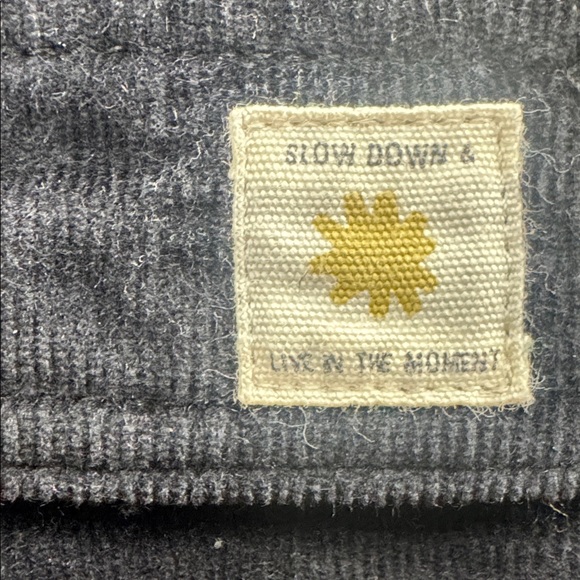 Zara Black Corduroy Button-Up OverShirt - Picture 2 of 2